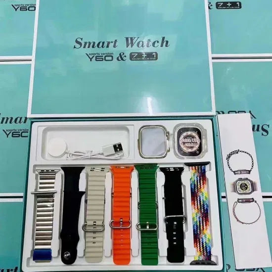 Y60 Smart Watch with 7 Additional Straps