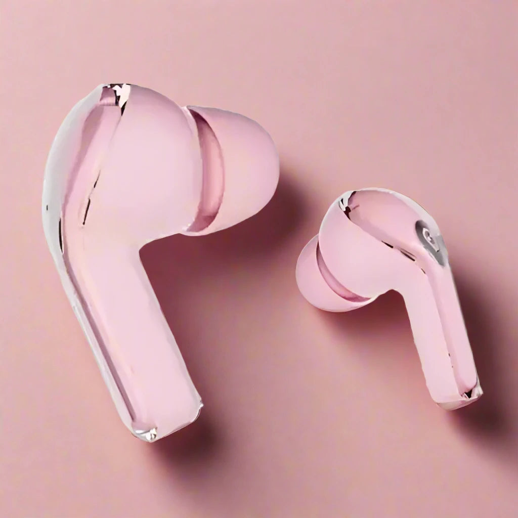 Air-39-gaming-wireless-transparent-earbuds-pink-earbuds