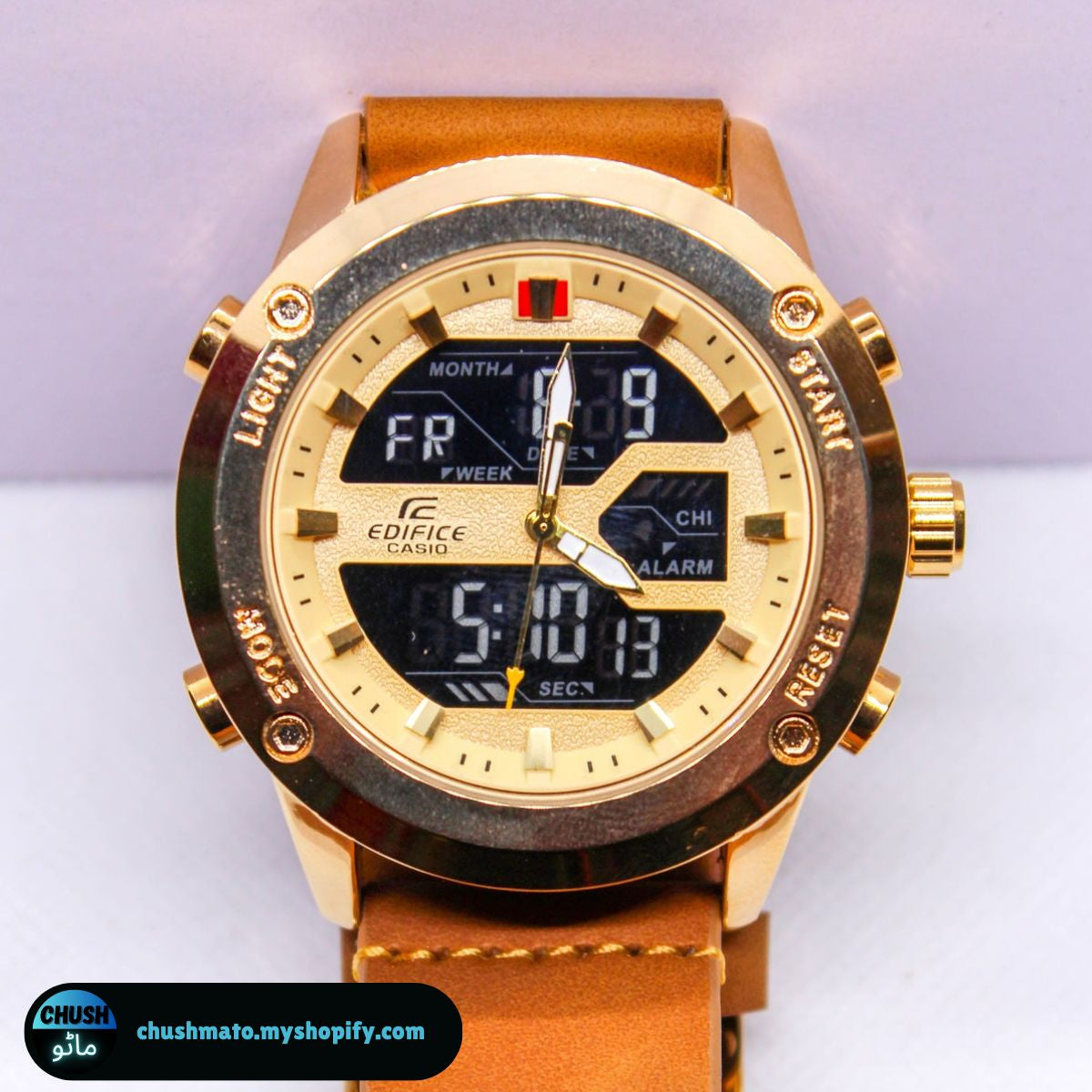 Casio edifice gold watch online