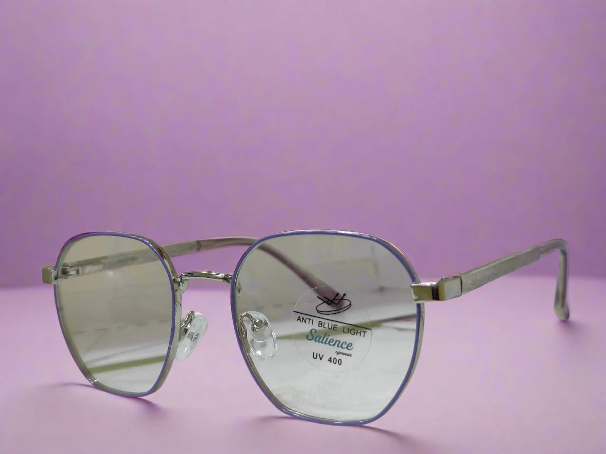 Salience Anti Blue Light UV 400 EyeGlasses purple