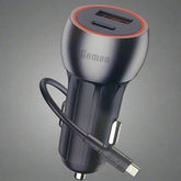 Geman GL18 48W 2-Port Car Charger - Fast Charging Adapter with LED Light