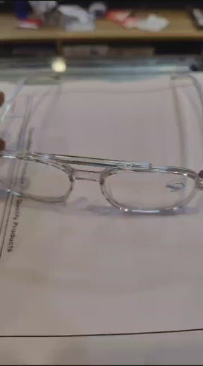 Transparent Plastic Glasses Frame - Lightweight and Durable