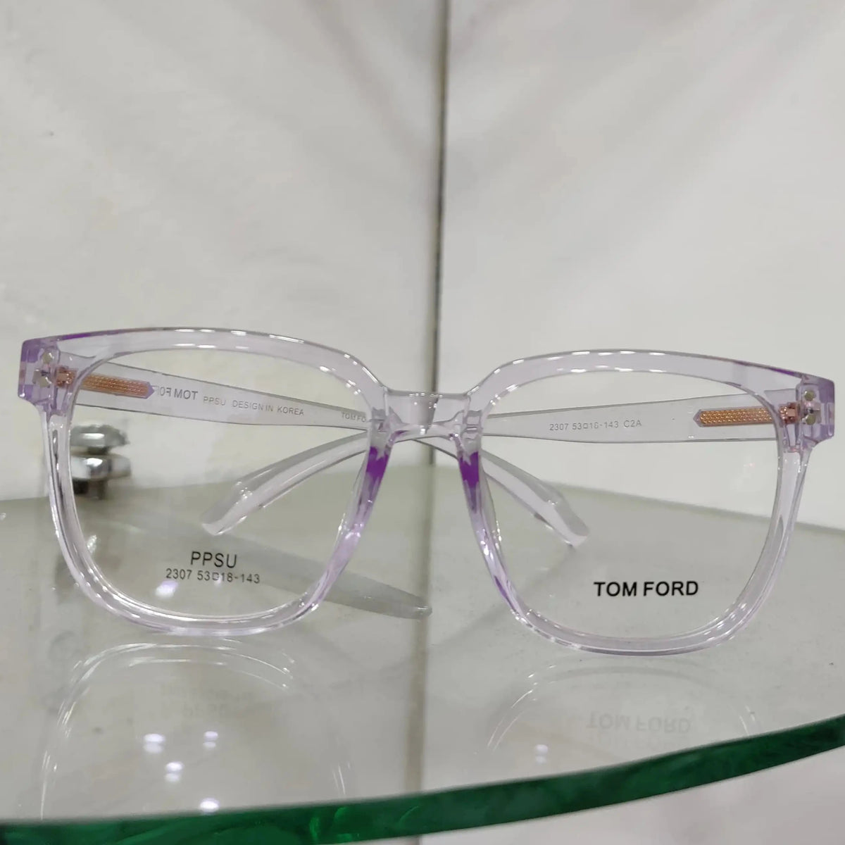 Tom Ford Glasses First Copy | Transparent Pink Frame for Girls | Affordable Price in Pakistan