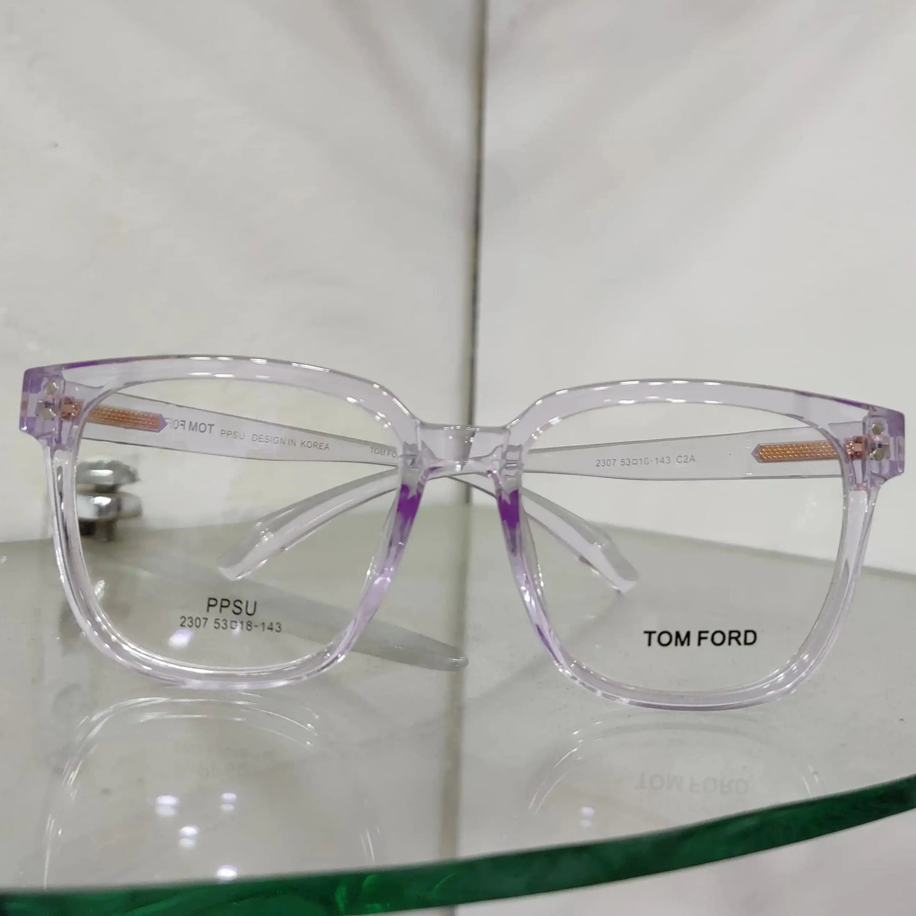 Tom Ford Glasses First Copy | Transparent Pink Frame for Girls | Affordable Price in Pakistan