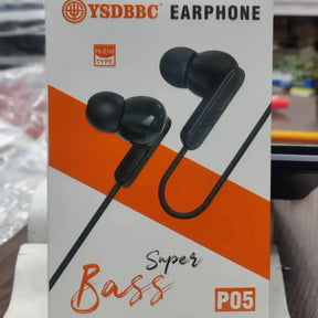 YSDBBC P05 Super Bass Earphones – Premium Sound & Comfort | ChushMato

